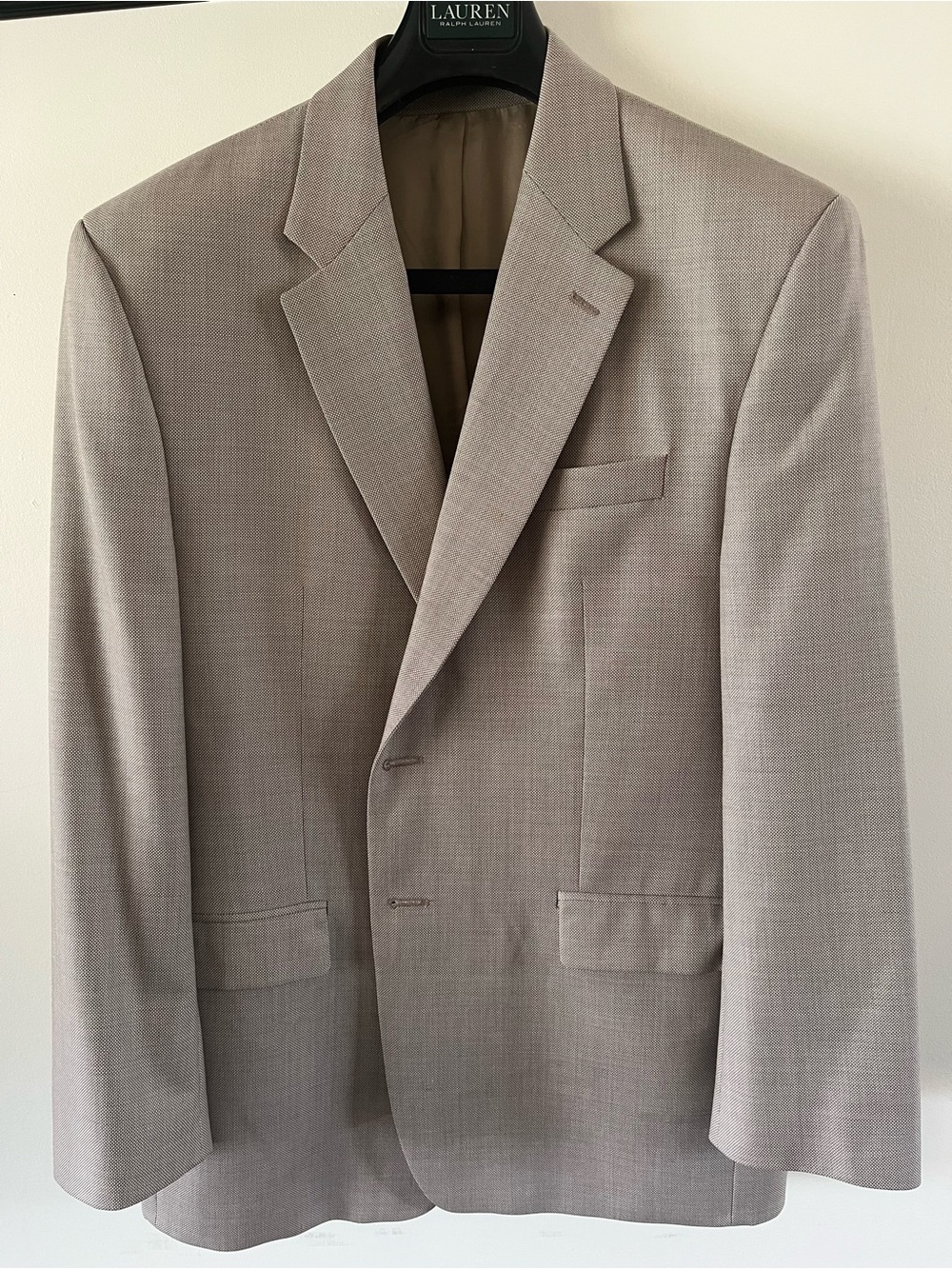 Ralph Lauren Light Taupe Men's Wool Blazer